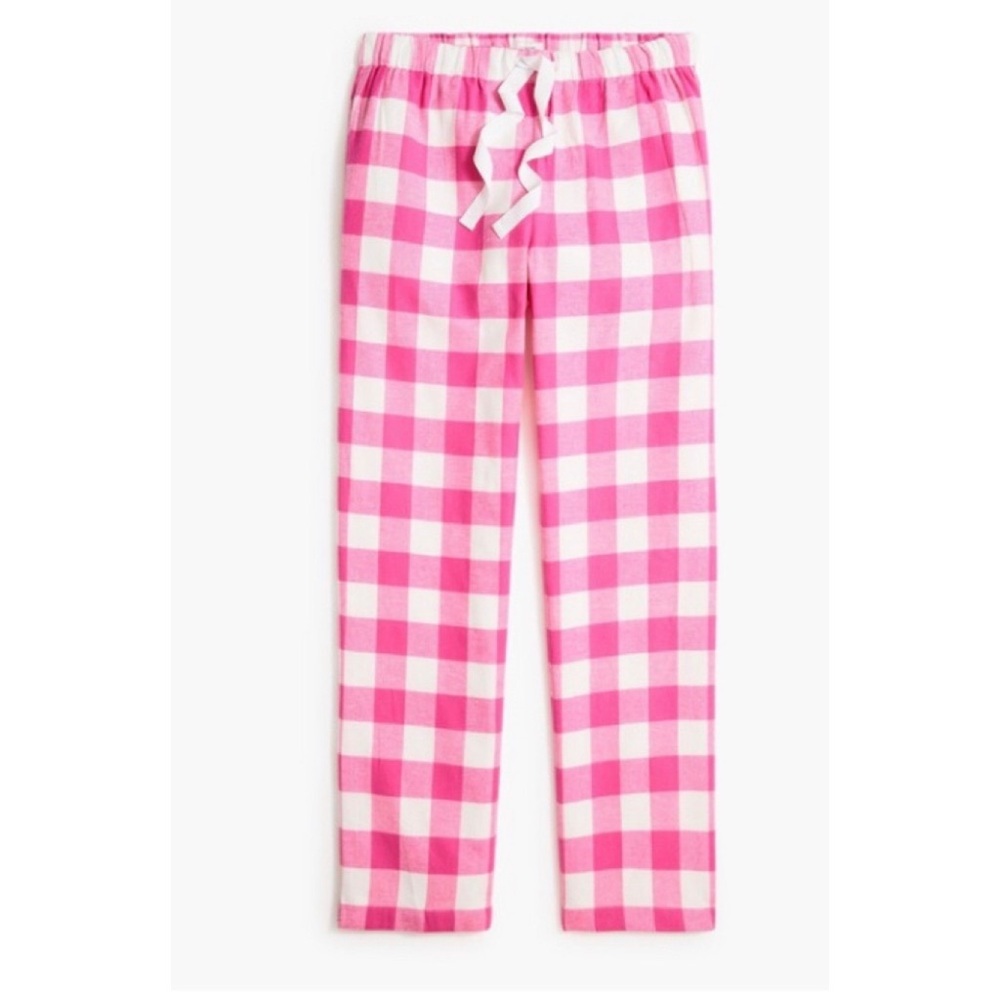 J. Crew Pink and White Pajamas Intimates & Sleepwear